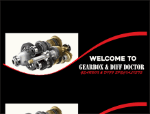 Tablet Screenshot of gearboxanddiffdoctor.co.za